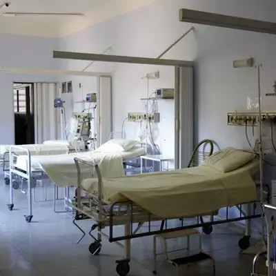 ICU ward beds at Satyadev Hospital